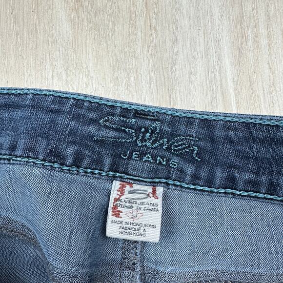 Silver Jeans Aiko Bootcut Flare Mid Rise Cowgirl Core Casual Denim Jeans 30 - Picture 10 of 16